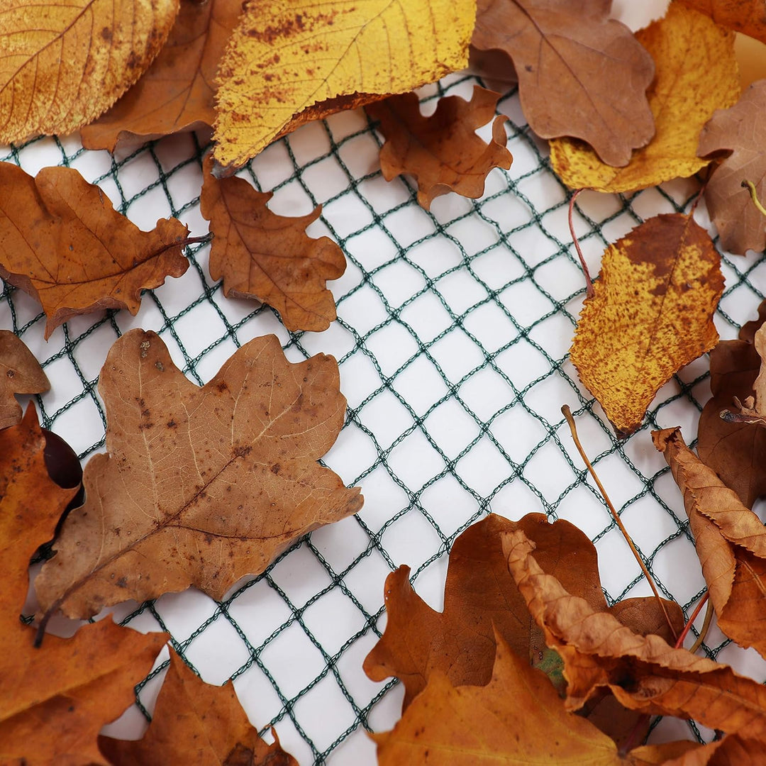 Aquagart® Teichnetz, 14m x 16m, dunkelgrün, engmaschig: Maschenweite 15mm x 15mm, Laubnetz, Teichabd