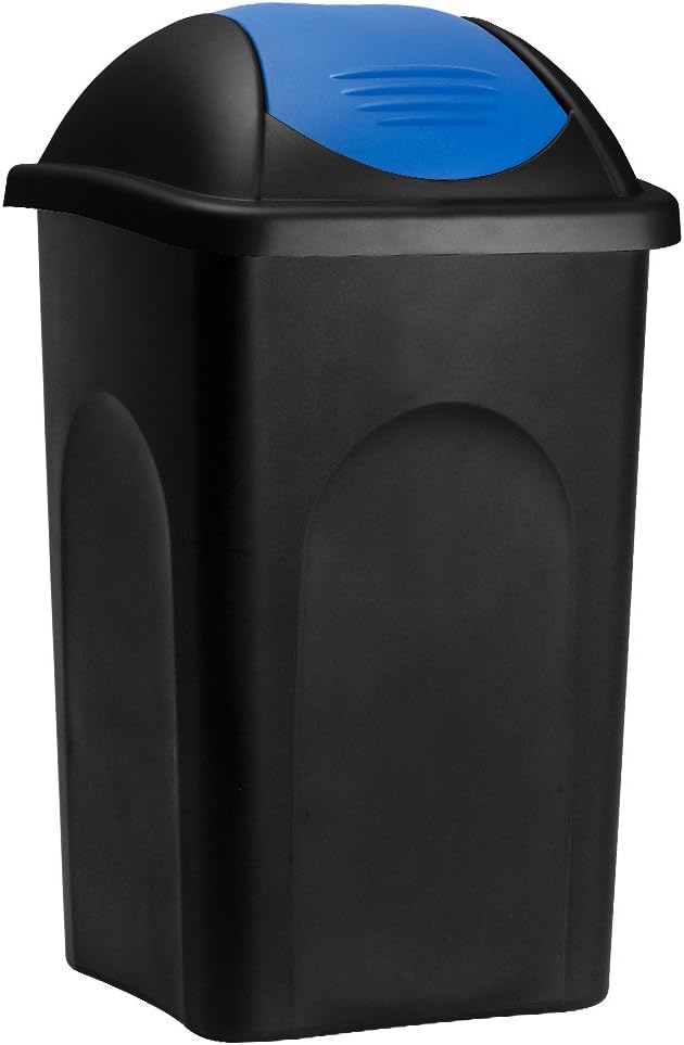 Deuba® 4X Mülleimer Set mit Schwingdeckel 60L Abfalleimer Automatik Geruchsarm Küche Bad Biomüll Gel