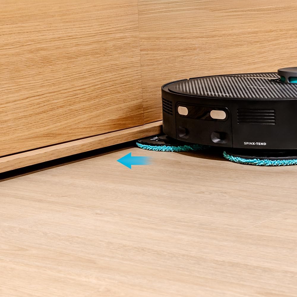 Cecotec Staubsauger- und Wischroboter mit selbstentleerender Basis und IA Conga X70, Saugmotor, 1500