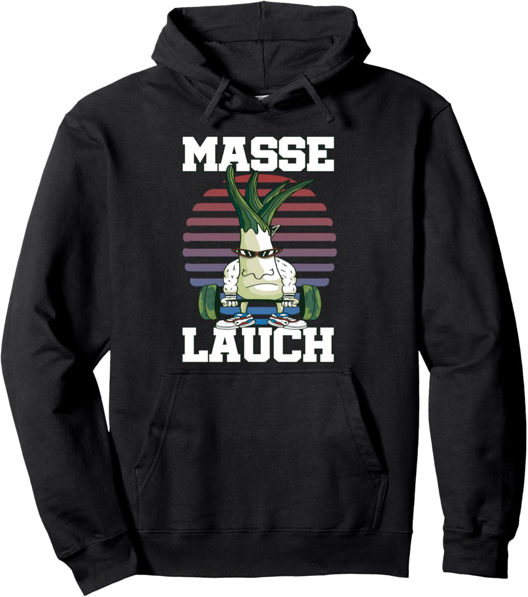 Kraftsport Spruch I Bodybuilding I Fitness I Masse Lauch Pullover Hoodie