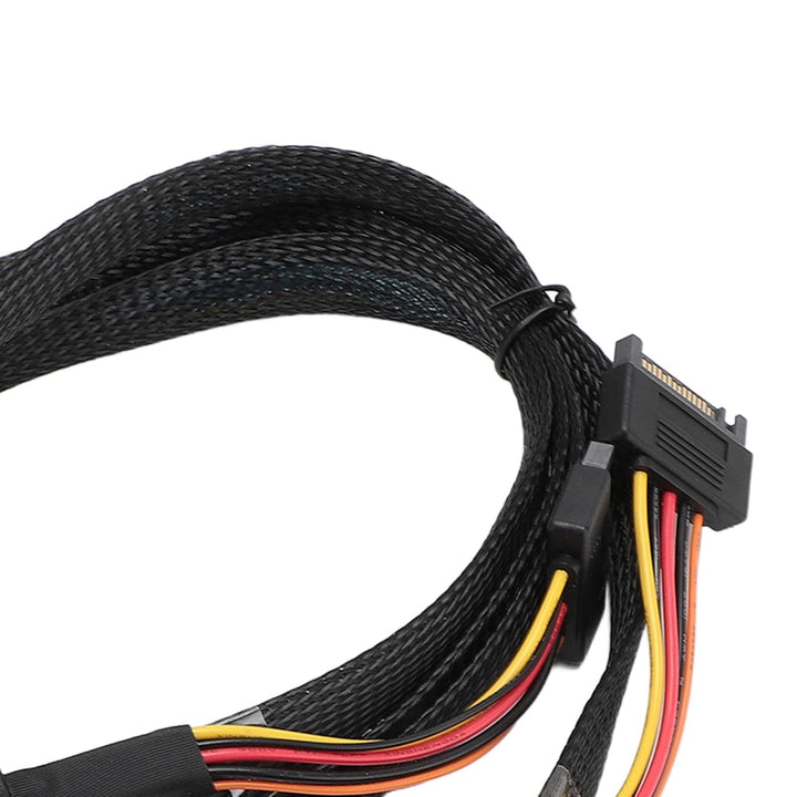 NVMe-Adapterkabel, 24 Gbit/s, 80 Cm, 8I auf 2xSFF-8639 mit NVMe-PCIe-SSD-Kabel für NVE SFF-8654 auf