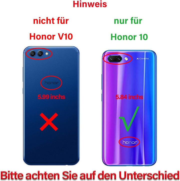 swark LCD Display Compatible with Honor 10 (Schwarz Ohne Rahmen with Fingerprint) Touchscreen Bildsc