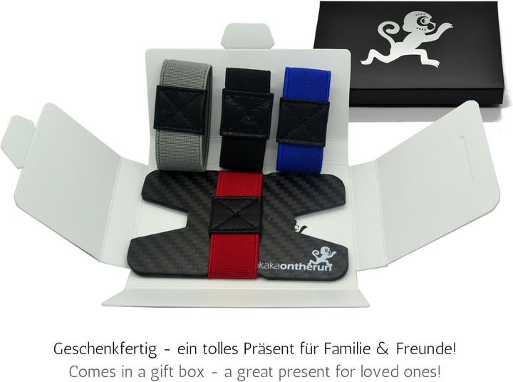 MakakaOnTheRun Slim Wallet Herren Carbon Visitenkartenetui: Herren Kreditkartenetui, Kartenetui & Mi