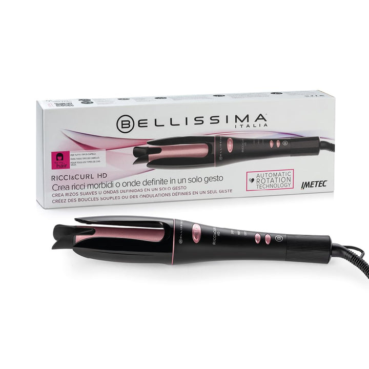 Bellissima Ricci&Curl HD – Lockenstab für Locken und Wellen im Handumdrehen, automatische Zwei-Wege-