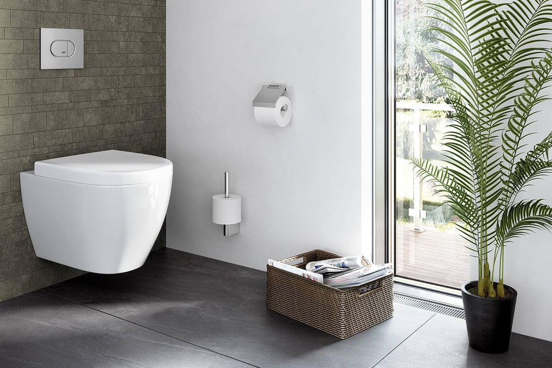 ZACK 40412 "ATORE" Ersatz-Toilettenpapierhalter, Edelstahl matt