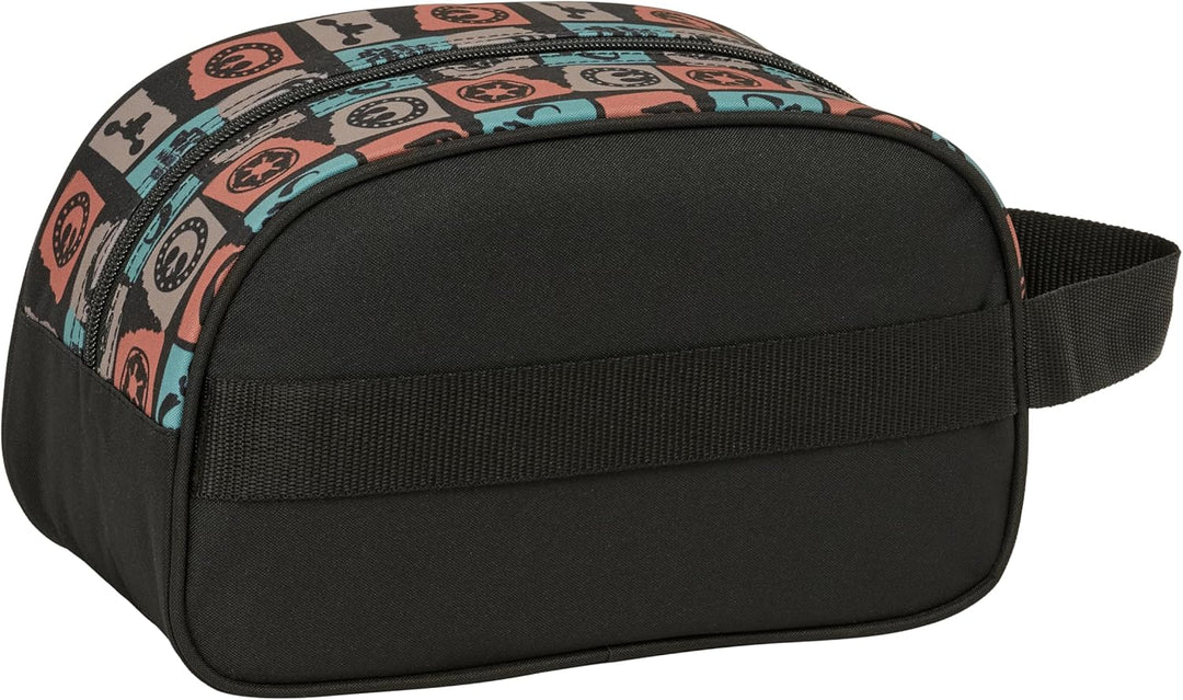 Mandalorian & GROGU Kulturtasche für Kinder, mittelgross, mit Griff, Kulturbeutel für Kinder, anpass