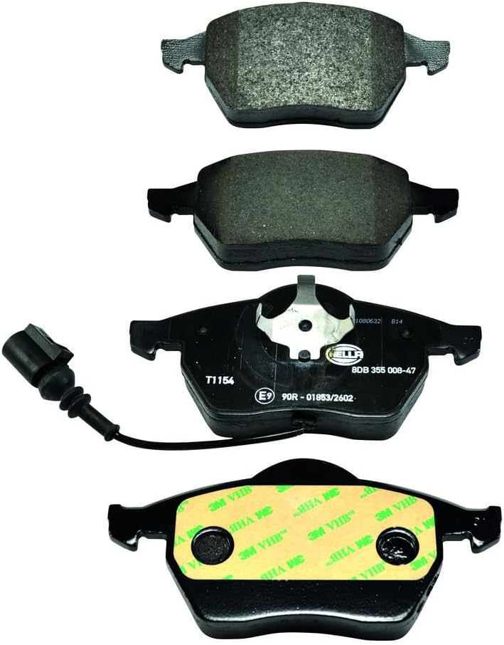 HELLA PAGID 8DB 355 008-471 Bremsbelagsatz - T1154 - Bremssystem: Teves - mit integriertem Verschlei