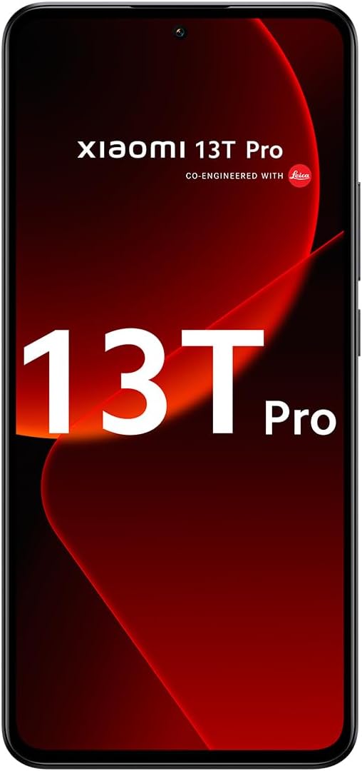 Xiaomi 13T Pro,AMOLED 144Hz Refresh Rate, 12+512GB,Leica Camera, Black