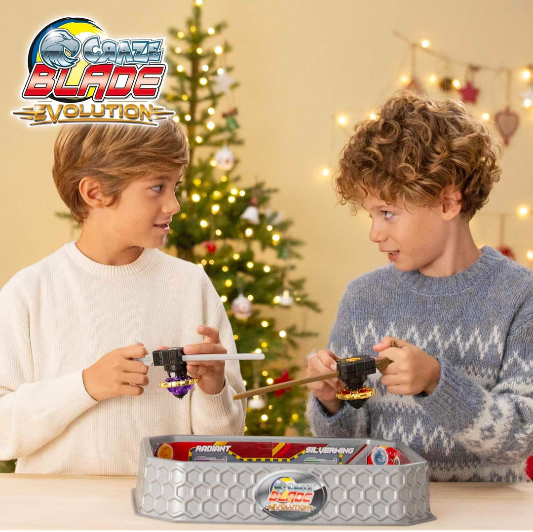 BLADE Adventskalender für Jungen – Kampfkreisel-Spielzeug-Adventskalender mit Battle Arena, Launcher