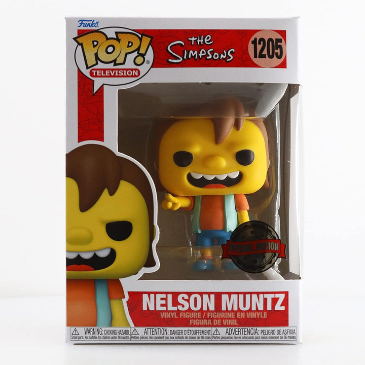 Funko POP! Animation: Simpsons - Nelson - The Simpsons - Vinyl-Sammelfigur - Geschenkidee - Offiziel