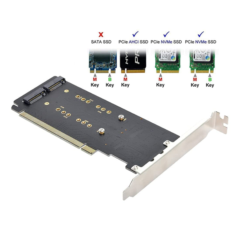 Chenyang CY M.2 NVME Gen 3.0 Adapter M.2 NVME AHCI X4 zu PCIE Express 3.0 Gen3 X16 RAID-Karte VROC R