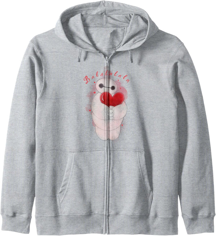 Disney Big Hero 6 Baymax Heart Portrait Kapuzenjacke