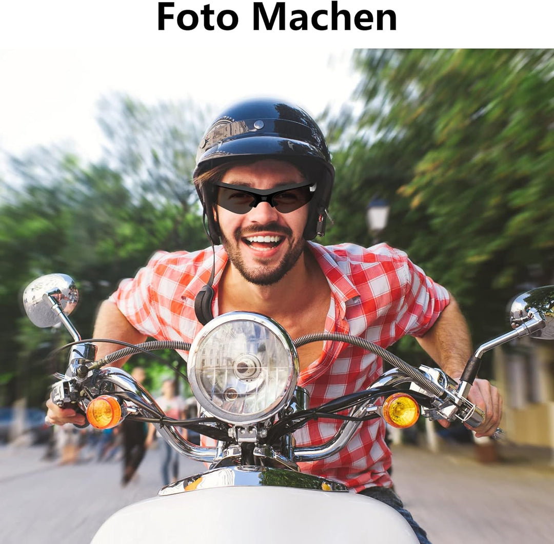 LXMIMI Aufgerüstete Sonnenbrillen Kamera, HD 1080P Sportbrillen Kamera, Sport DV Kamera Unterstützun
