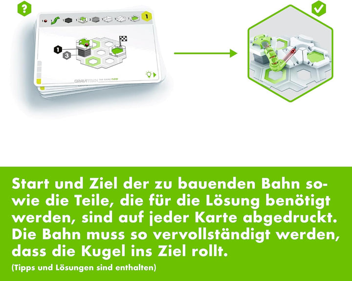 Ravensburger GraviTrax The Game Flow - Logikspiel für Kugelbahn Fans, Konstruktionsspielzeug für Kin