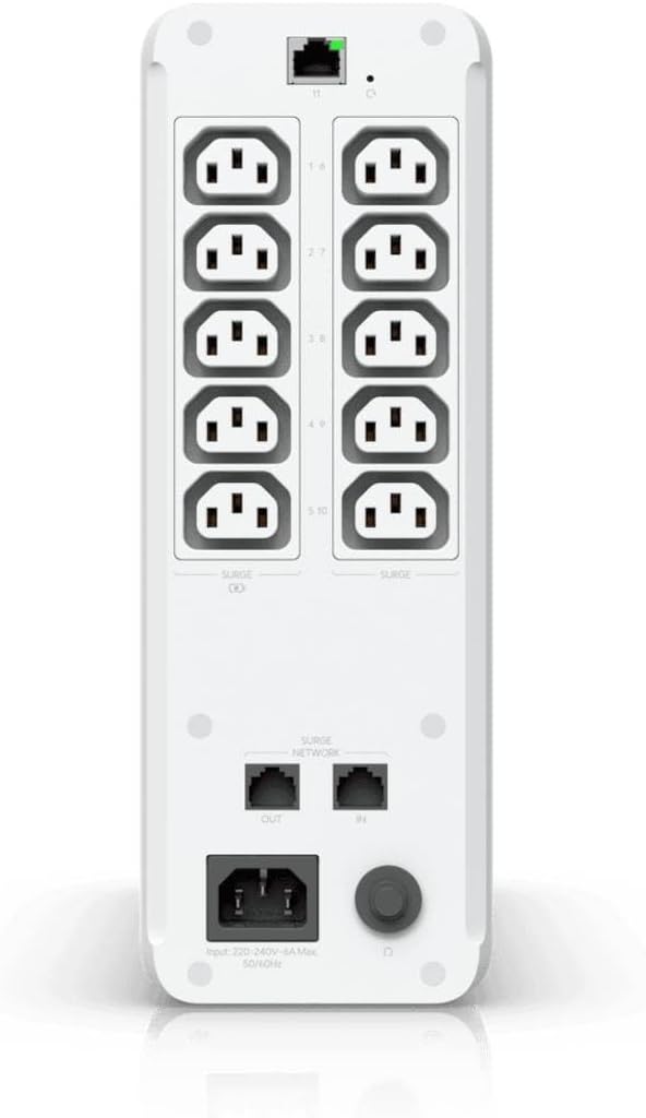 UPS Ubiquiti Linha Interativa 1000VA 600W Branco - UPS-Tower