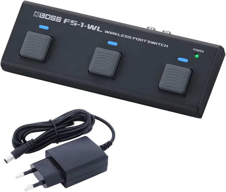 Boss FS-1-WL Bluetooth Fussschalter MIDI Controller + keepdrum Netzteil