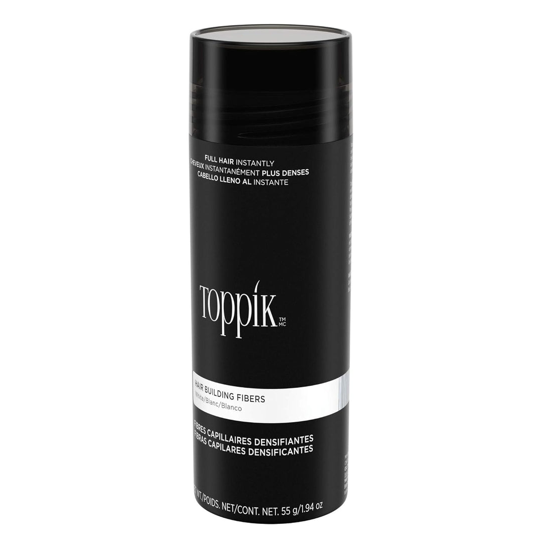 TOPPIK Hair Building Fibers white, 55 g Unparf miert 55 g (1er Pack), Unparf miert 55 g (1er Pack)
