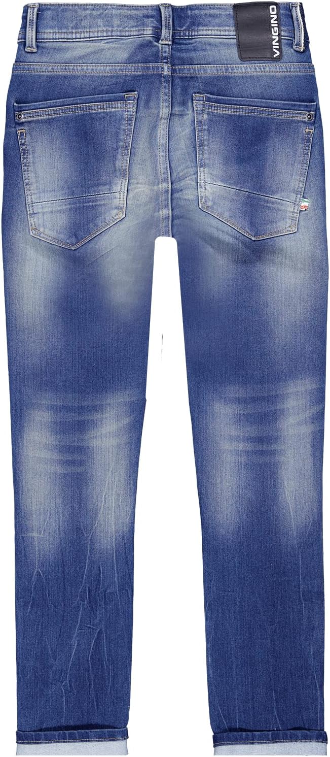 Vingino Jungen Alfons Jeans 104 Slim Blue Vintage, 104 Slim Blue Vintage