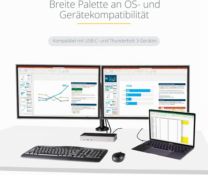 StarTech.com 1m USB-C Kabel 10Gbit/s - USB-IF zertifiziertes USB-C Kabel - USB 3.2 Gen 2 Typ-C Kabel