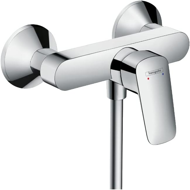 hansgrohe Logis - Duscharmatur Aufputz für 1 Verbraucher, Mischbatterie Dusche, Einhebelmischer, Chr