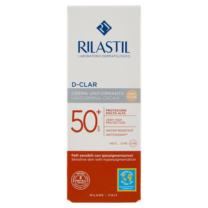 Rilastil Sun System - D-Clar Crema Fotoprotettiva Uniformante Light SPF50+,40ml