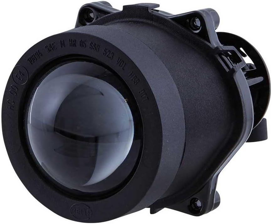 HELLA - DE/symmetrisch/Halogen-Hauptscheinwerfer - Modul 60 - 12V - rund - Einbau - Lichtscheibenfar