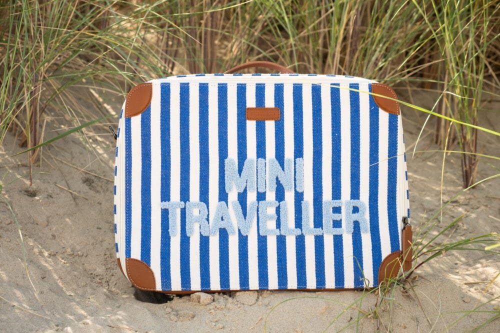 CHILDHOME, Kinderkoffer, Reisekoffer, Kabinenformat, Handgepäck, Kompakt, Stabil, Henkel für Einfach
