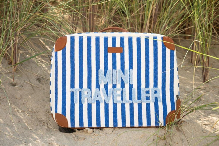 CHILDHOME, Kinderkoffer, Reisekoffer, Kabinenformat, Handgepäck, Kompakt, Stabil, Henkel für Einfach