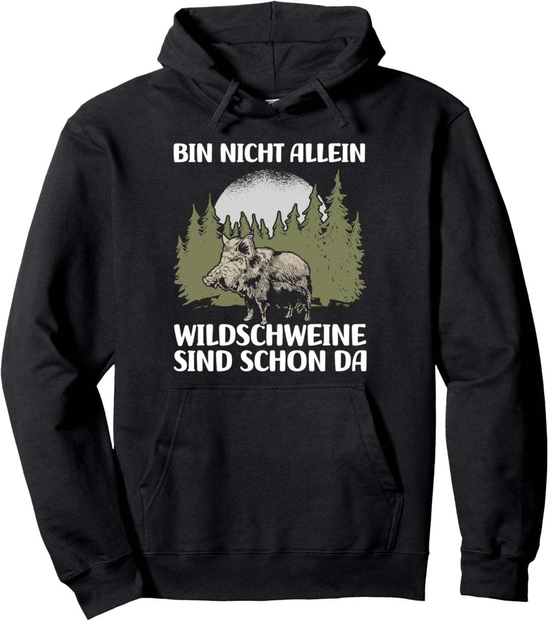 Wildschweine Jagt Geschenk für alle Wildschwein Jäger Pullover Hoodie