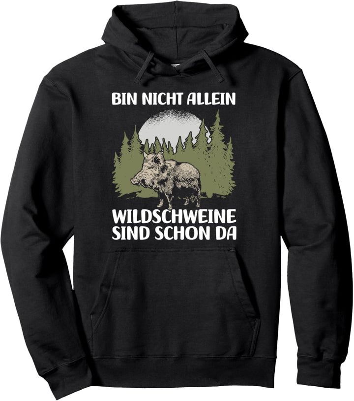 Wildschweine Jagt Geschenk für alle Wildschwein Jäger Pullover Hoodie