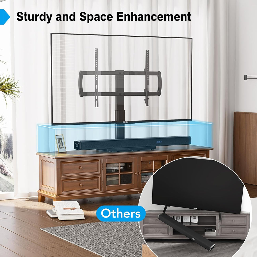 TV Standfuss Universal Höhenverstellbar Ständer für 32-70 Zoll TV Halterung Fernsehständer LCD Flach