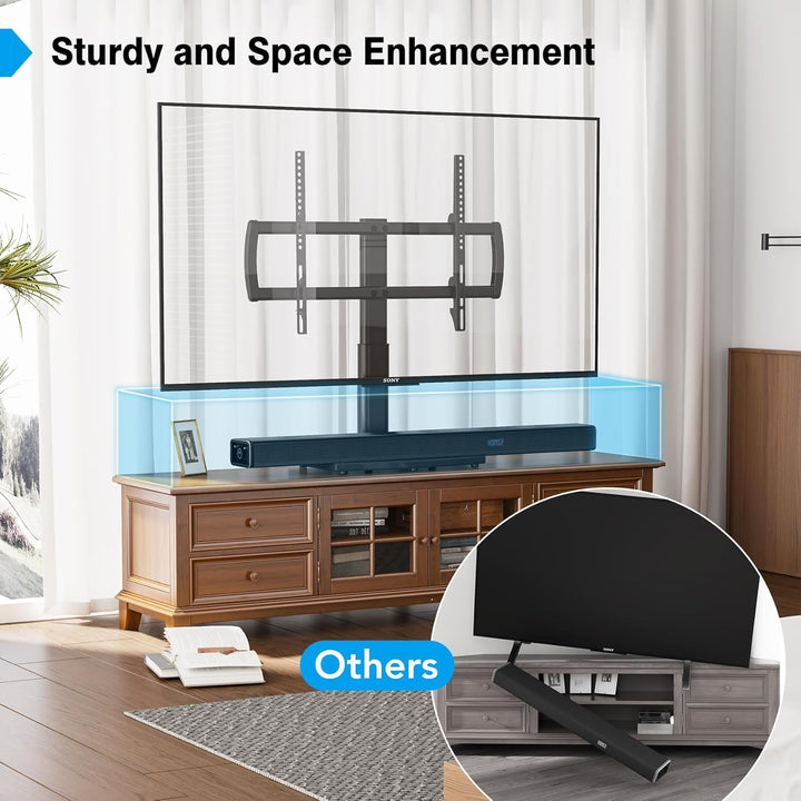 TV Standfuss Universal Höhenverstellbar Ständer für 32-70 Zoll TV Halterung Fernsehständer LCD Flach