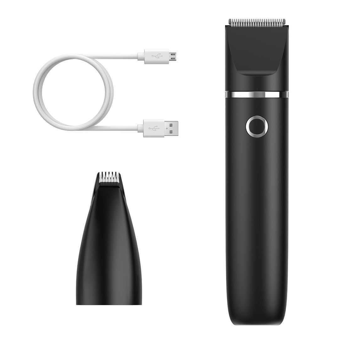 ORIA 2 in 1 Haustier Trimmer, Hundeschermaschine USB Wiederaufladbar, IPX7 Wasserdicht Hundetrimmer,