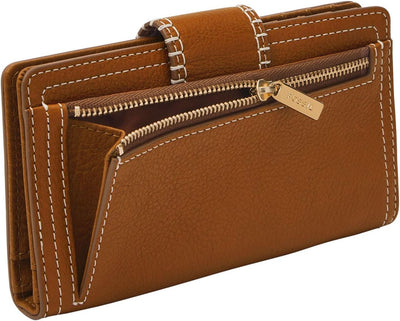 Fossil Geldbörse für Damen – Logan Eco Leder Tab Clutch, SL8265186 – 17,14 cm L x 1,9 cm B x 8,9 cm