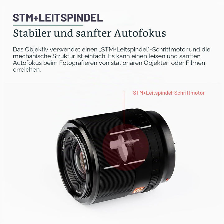 VILTROX AF 28mm F1.8 FE Vollformat Weitwinkelobjektiv Prime Autofokus Objektiv für Sony E Mount Kame