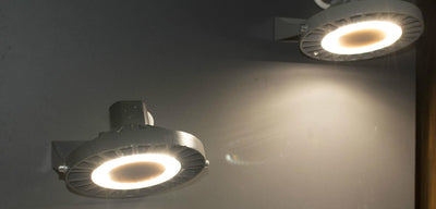 LED Flutlicht Laterne Fluter Lampen Leuchte LED NEU Lampe Beleuchtung IP 65 (Dunkelgrau 111mm 12W),