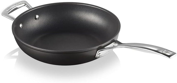 LE CREUSET Aluminium-Antihaft hohe Pfanne mit Gegengriff, Ø 26 cm, Für alle Herdarten inkl. Induktio
