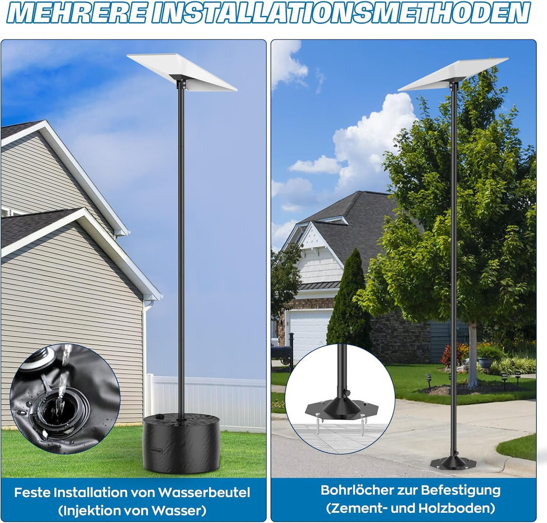 Starlink Gen 3 Halterung IMAYCC 7.9 FT Verstellbare Starlink Gen 3 Pole Mount Kit mit Starlink Gen 3
