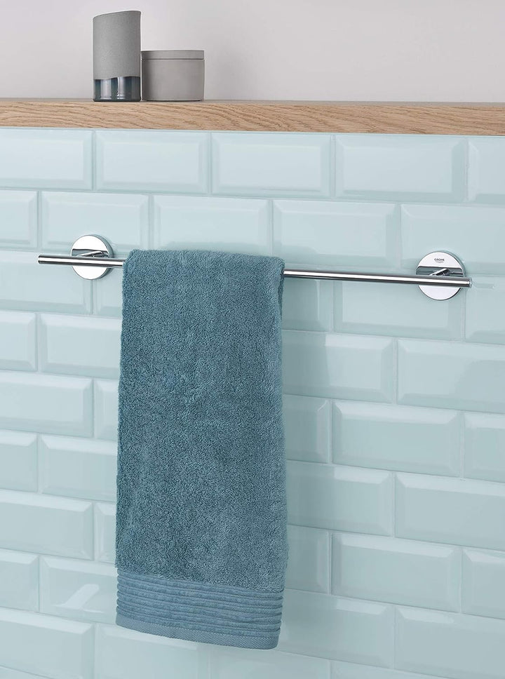Grohe Bau Cosmopolitan Badetuchhalter, 1 Stück, 40459001 Single, Single