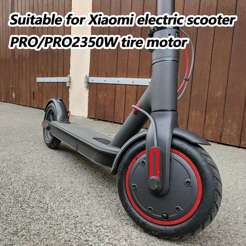 Ersatzräder Scooter Motor mit Vollgummireifen, Antriebsradmotor Passend 36V 350W Motor Motor Ersatz