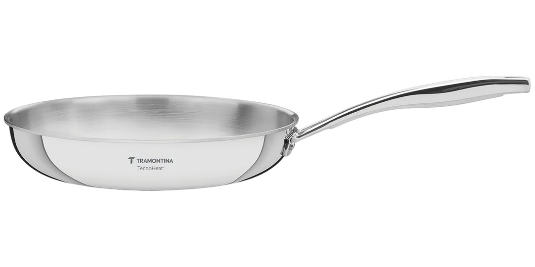 Tramontina Bratpfanne Grano, Ø 26 cm, Edelstahl, Induktion, ofenfest, spülmaschinengeeignet Ohne Ant