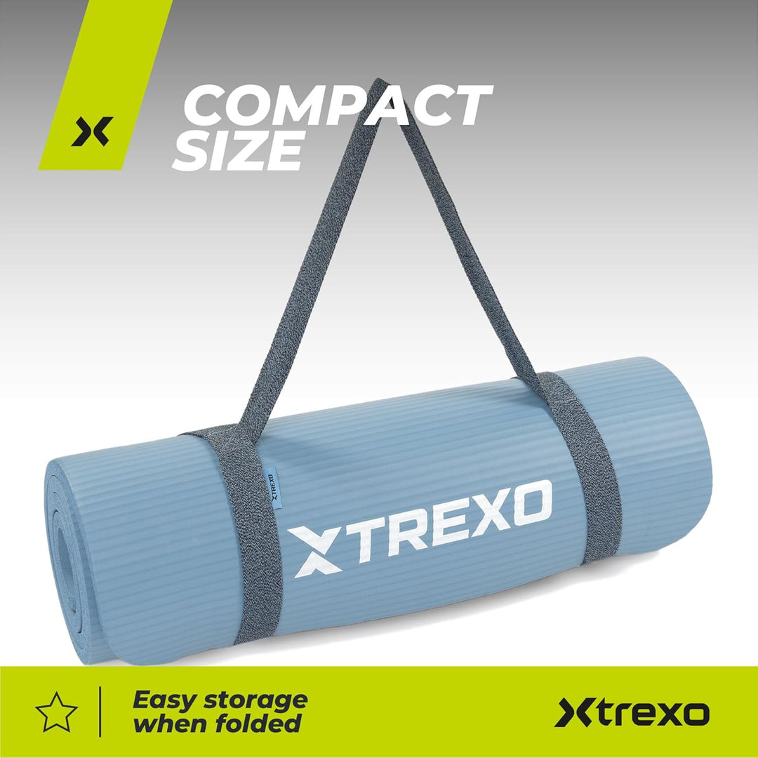 TREXO NBR Übungsmatte in Hellrosa 183 x 61 cm Material von aussergewöhnlicher Haltbarkeit und Flexib