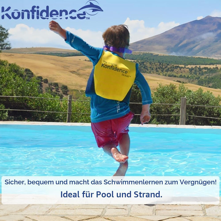 Konfidence Schwimmhilfe 2-3 J., Pink-Violett 18 - 36 Monate Mehrfarbig (Navy/Pink/Hibiscus), 18 - 36