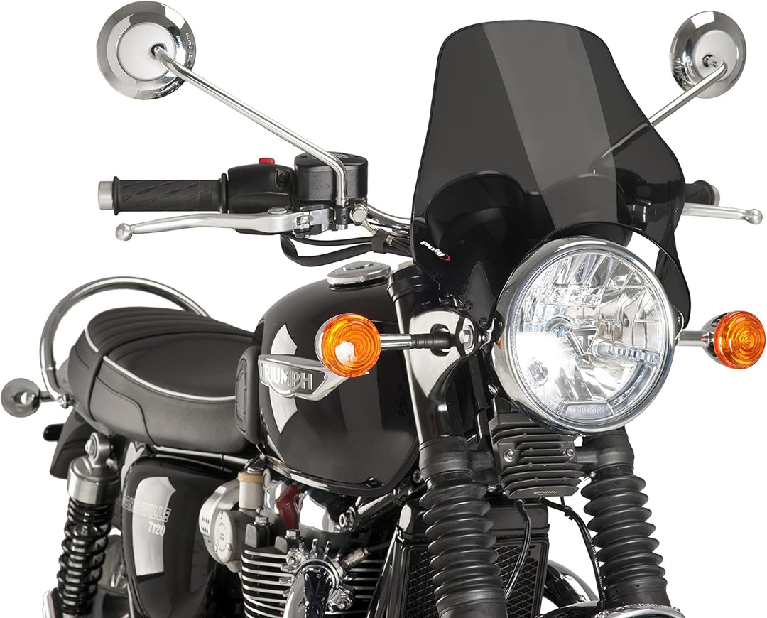 Puig 0869F Windschutzscheibe Naked Stark Getönt, Stark Getönt