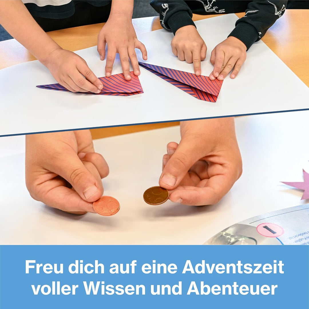 FRANZIS 67220 - CheXperiment Adventskalender, 24 lustige und verblüffende Experimente mit Checker To