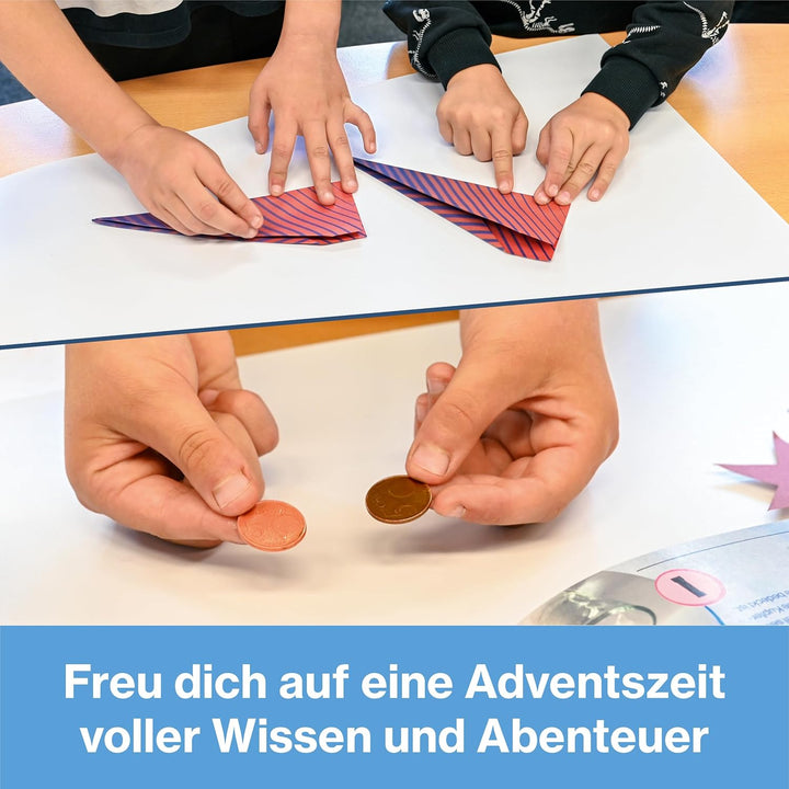 FRANZIS 67220 - CheXperiment Adventskalender, 24 lustige und verblüffende Experimente mit Checker To