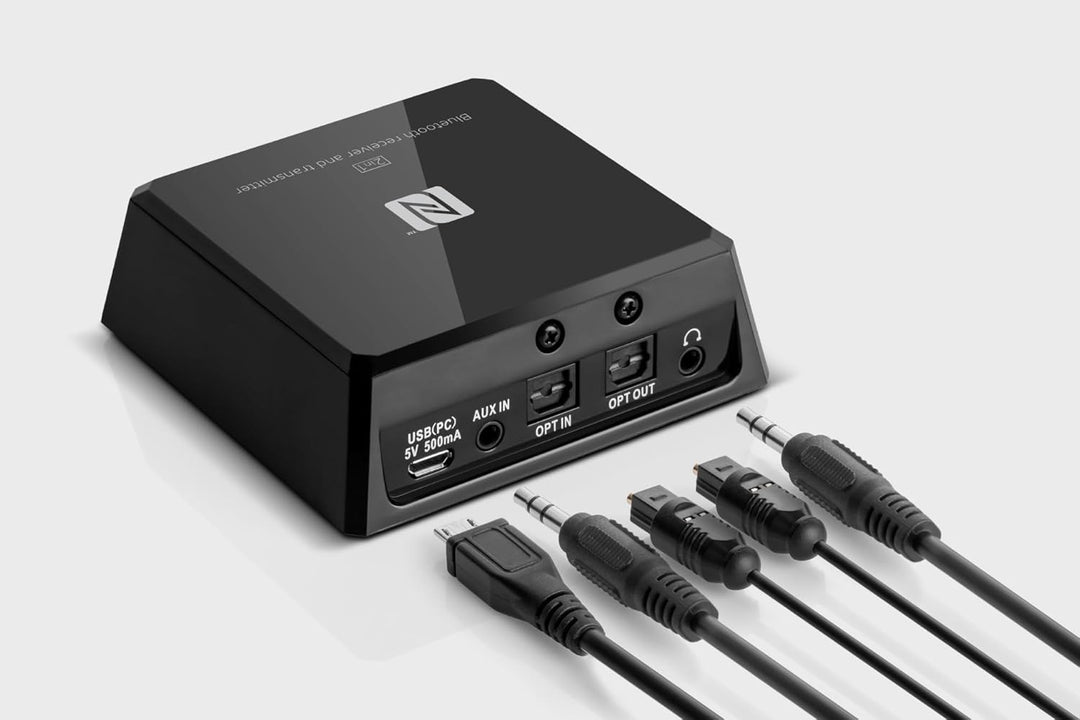 Krüger&Matz 2in1 Bluetooth HiFi Audio Empfänger und Sender (Apt-X, NFC) Modell BT-1 KM0352, schwarz