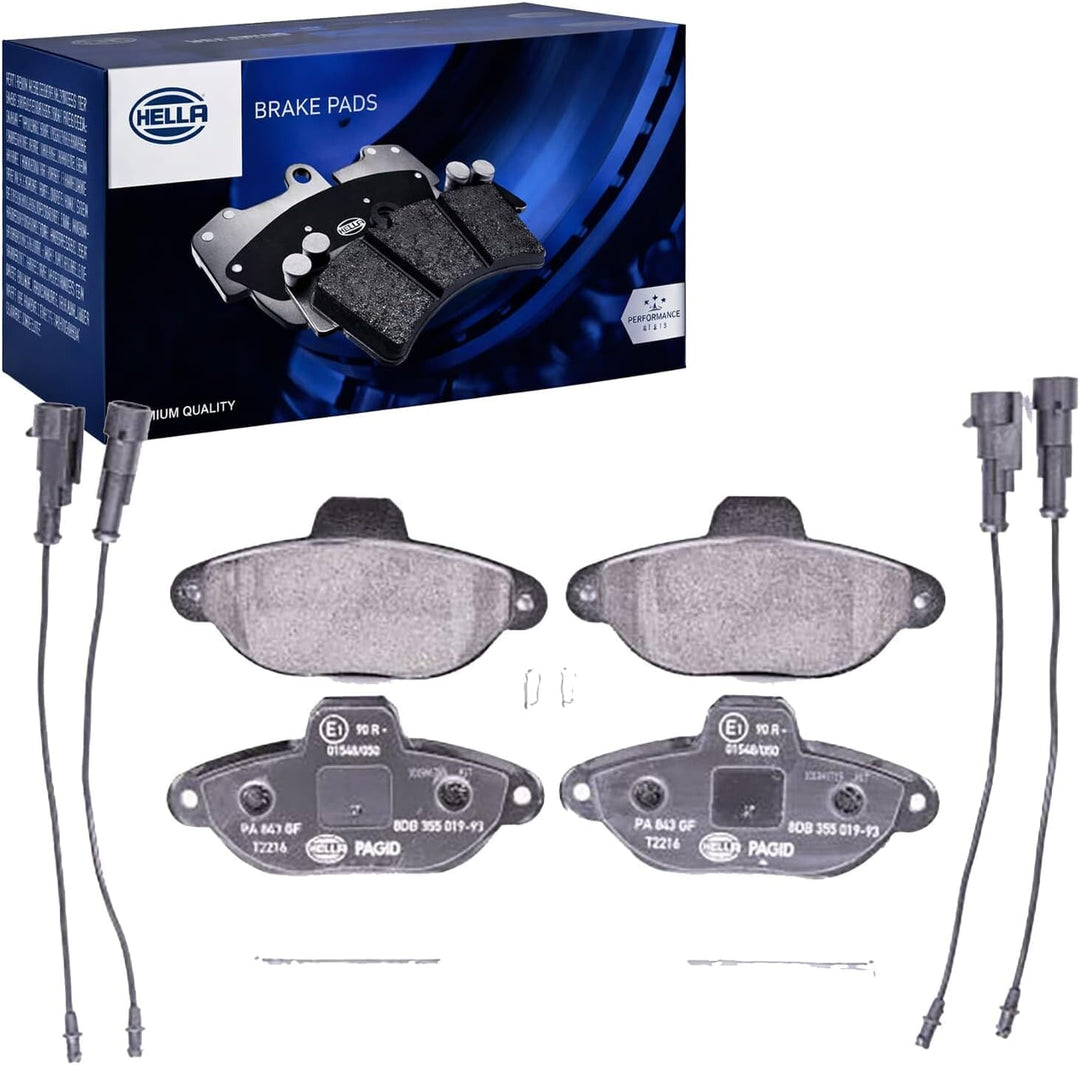 HELLA PAGID 8DB 355 019-931 Bremsbelagsatz - T2216 - Dicke/Stärke: 17mm - Bremssystem: Bendix - inkl