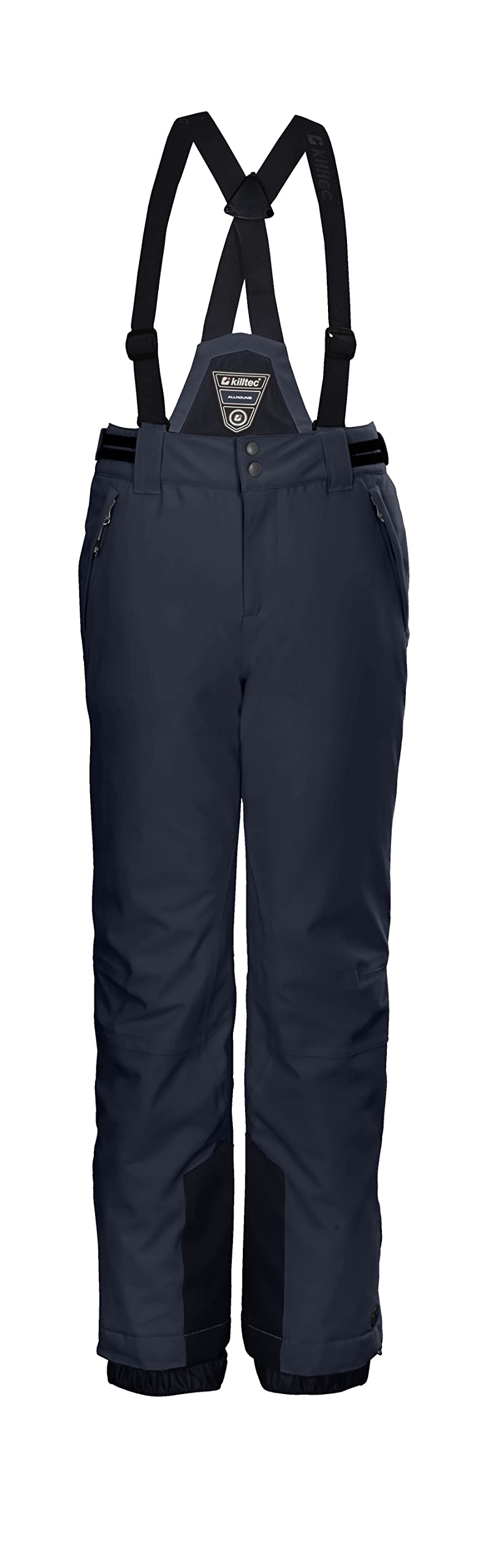 killtec Mädchen KSW 77 GRLS SKI PNTS Funktionshose/Skihose mit abzippbaren Latz, Schneefang und Kant
