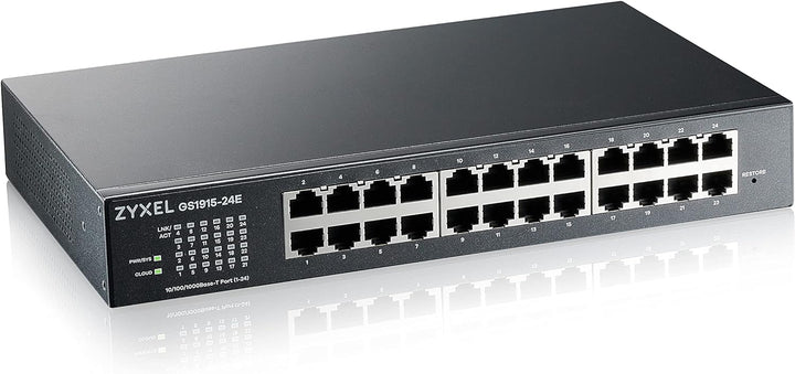 Zyxel 24-Port Gigabit Cloud-Based Switch | 24-Port GbE Smart hybrid Mode Switch | Standalone or Nebu